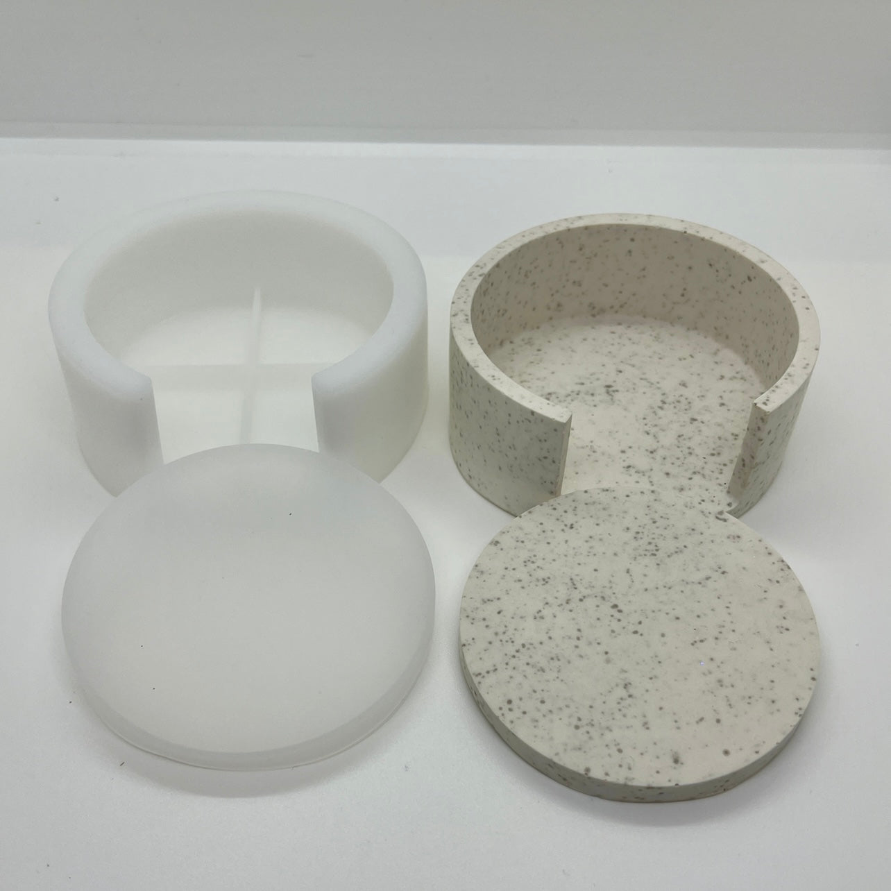DIY-silikone forme - Coaster holder og .
