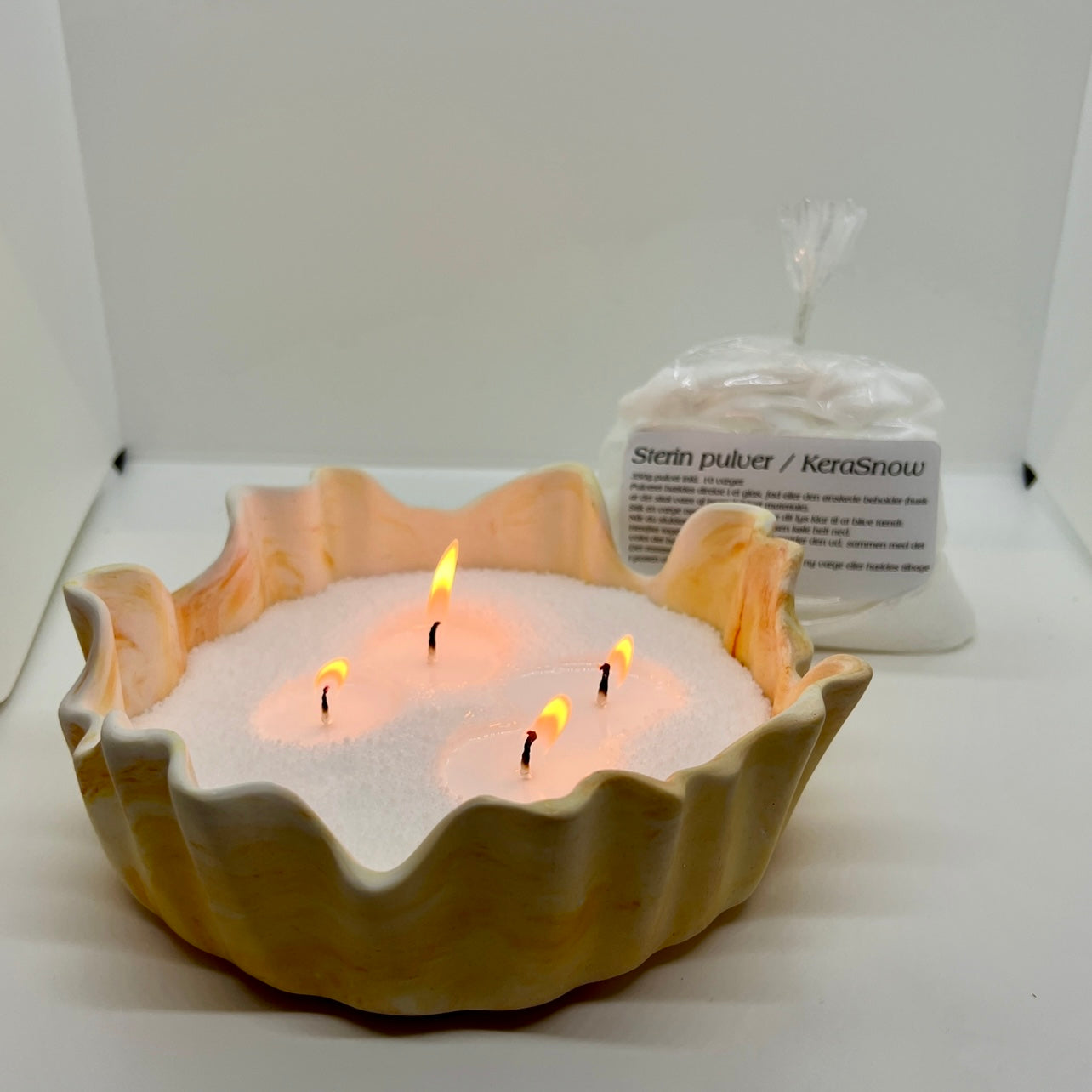 DIY krea kit tilbehør: Lys sand med væger