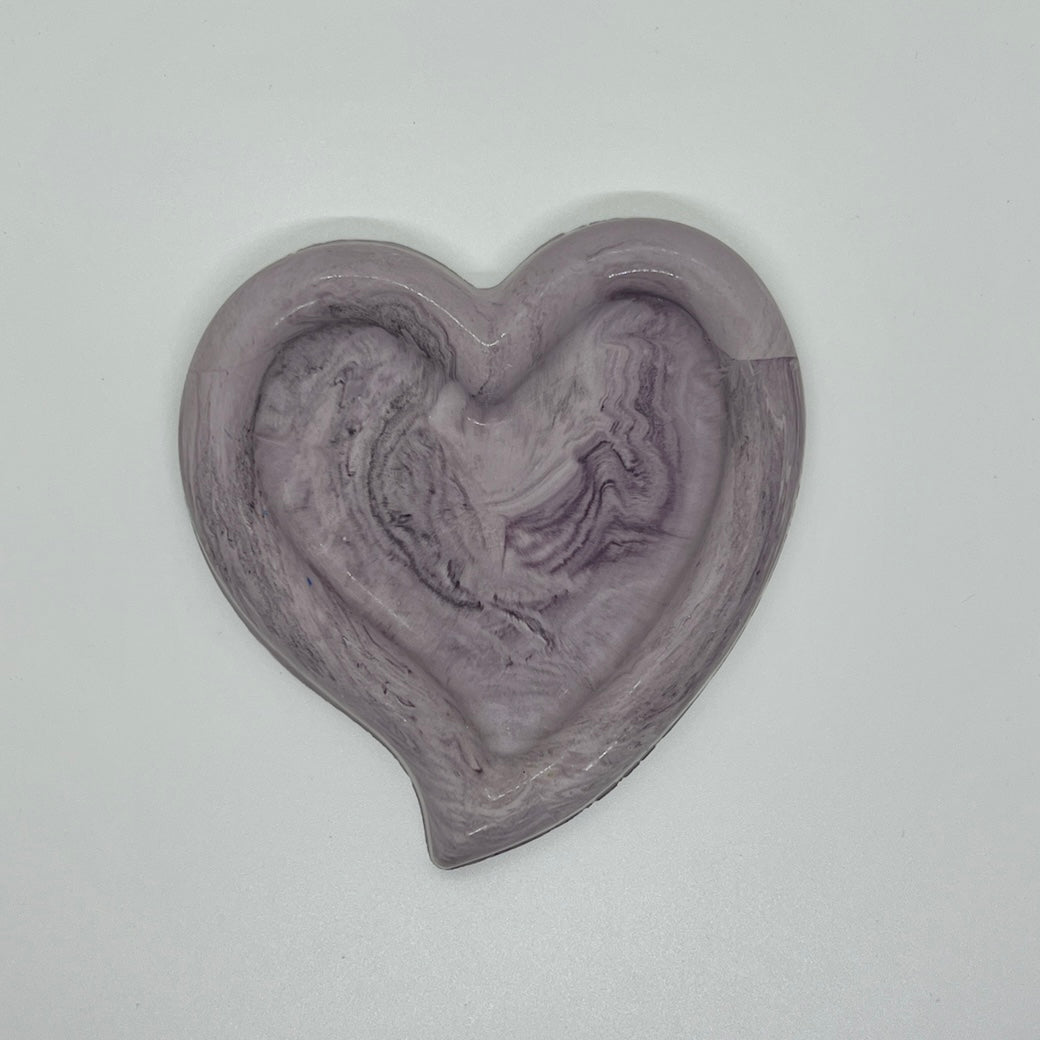 DIY-silikone forme - Hjerte fad.