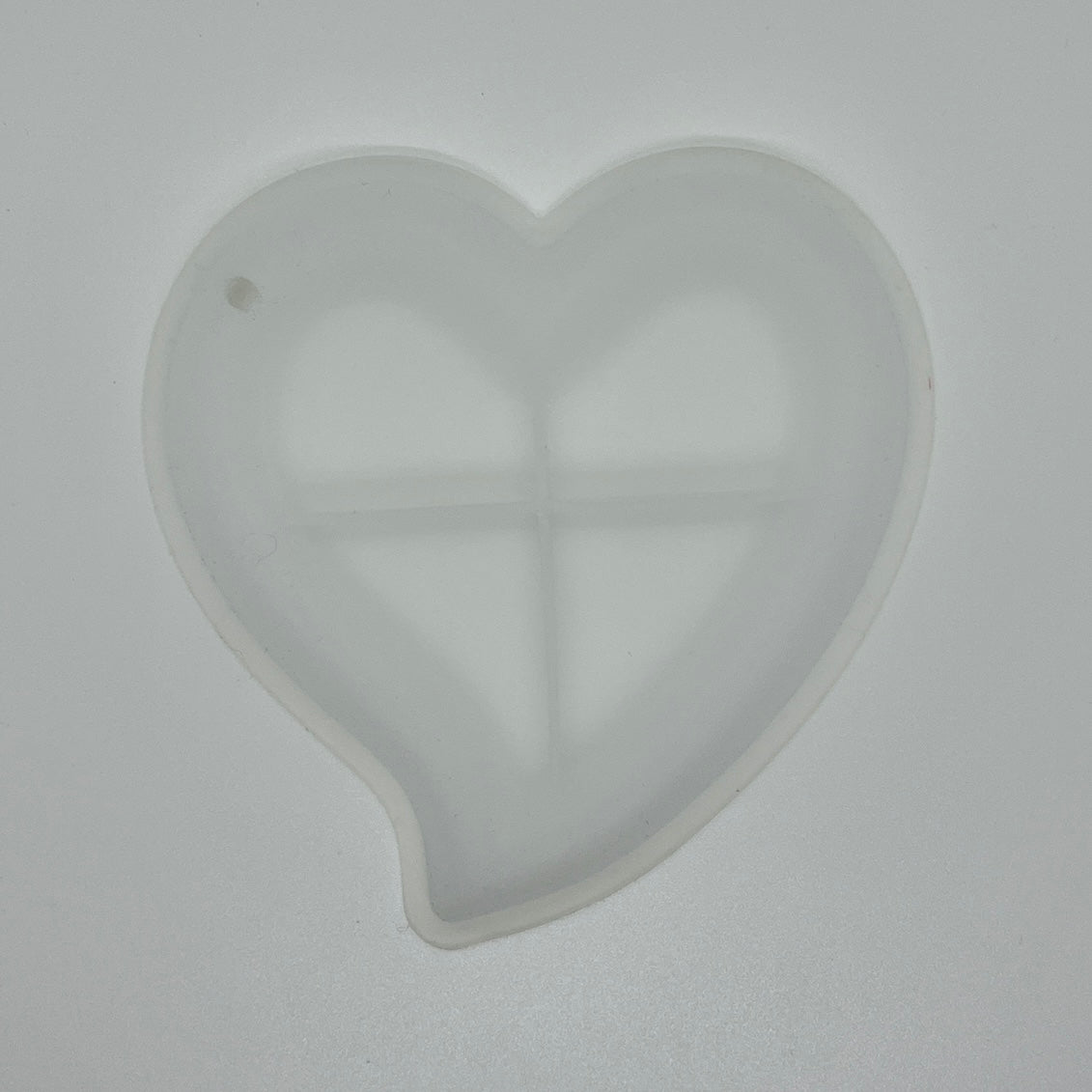 DIY-silikone forme - Hjerte fad.