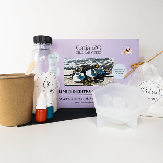 DIY sommer kit: Sekskantede lysestage form - LIMITED EDITION