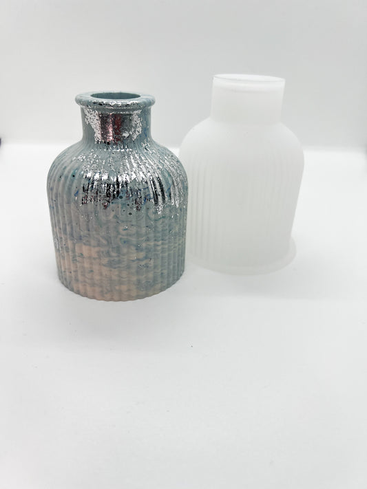 DIY-Silikone forme – Rillet vase