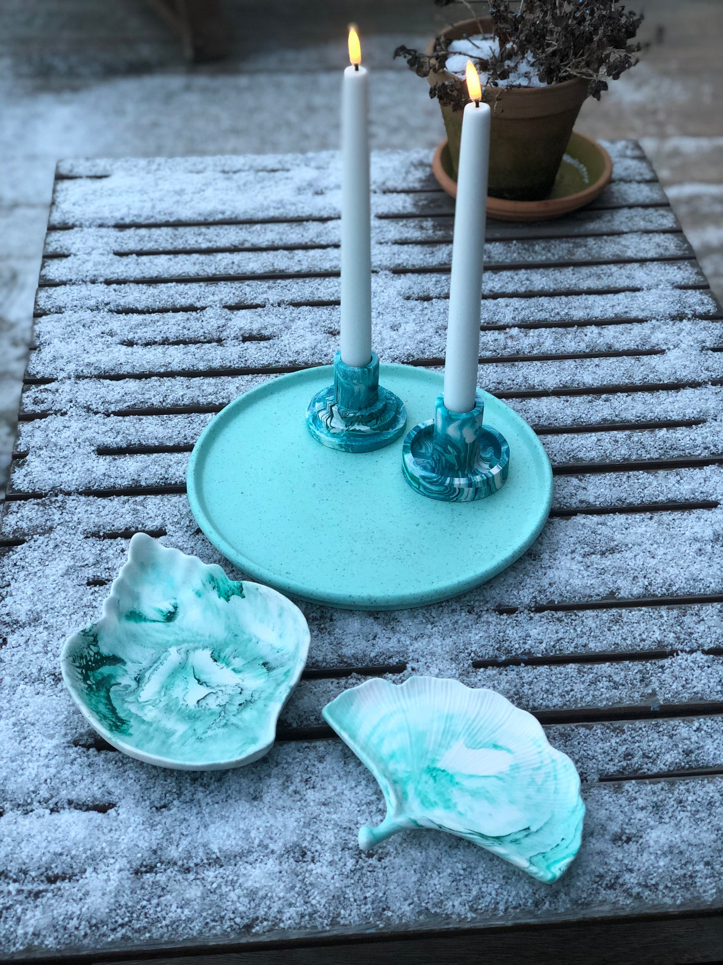 DIY-Silikone forme – Konkylie skål stor